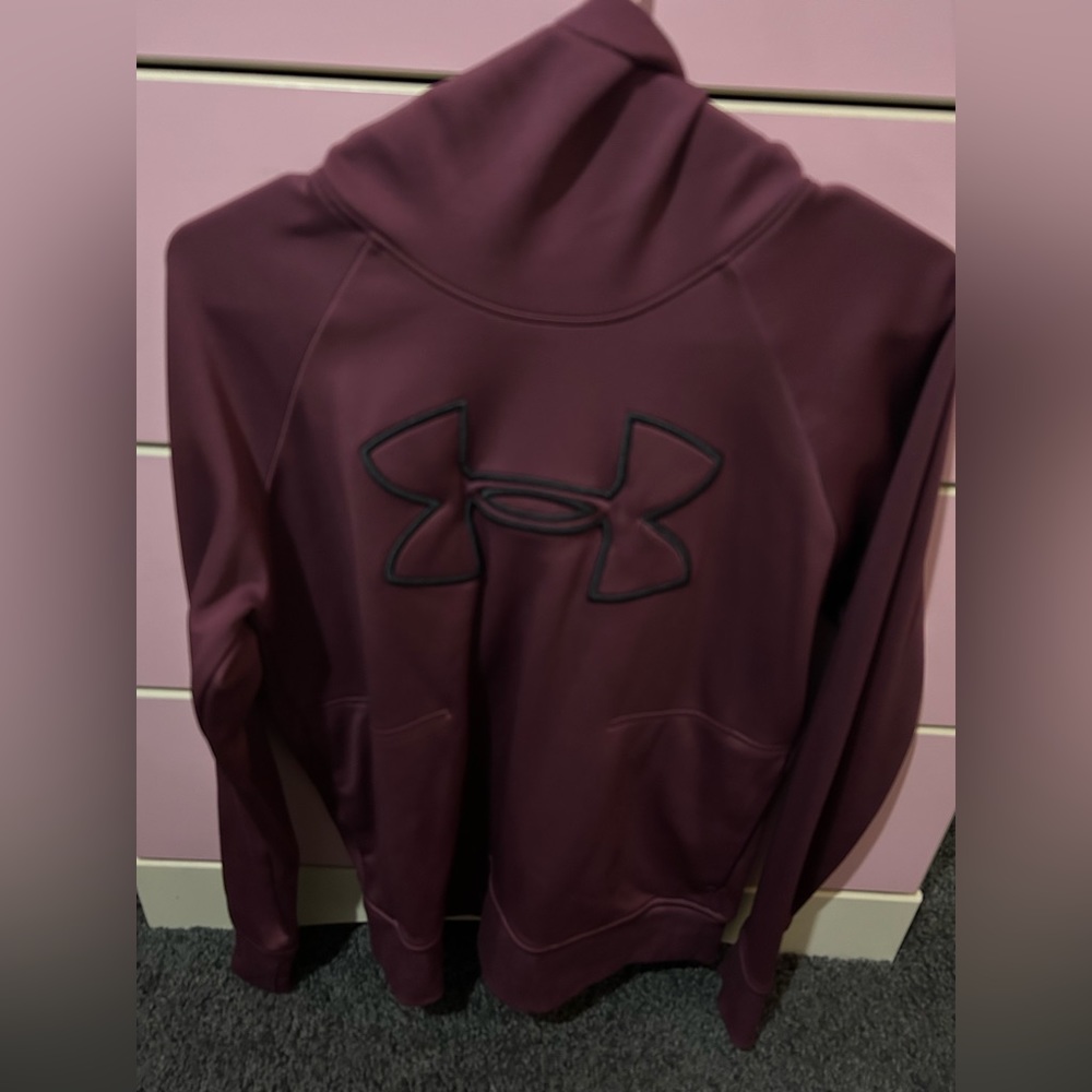 Under armor dark purple hoodie
